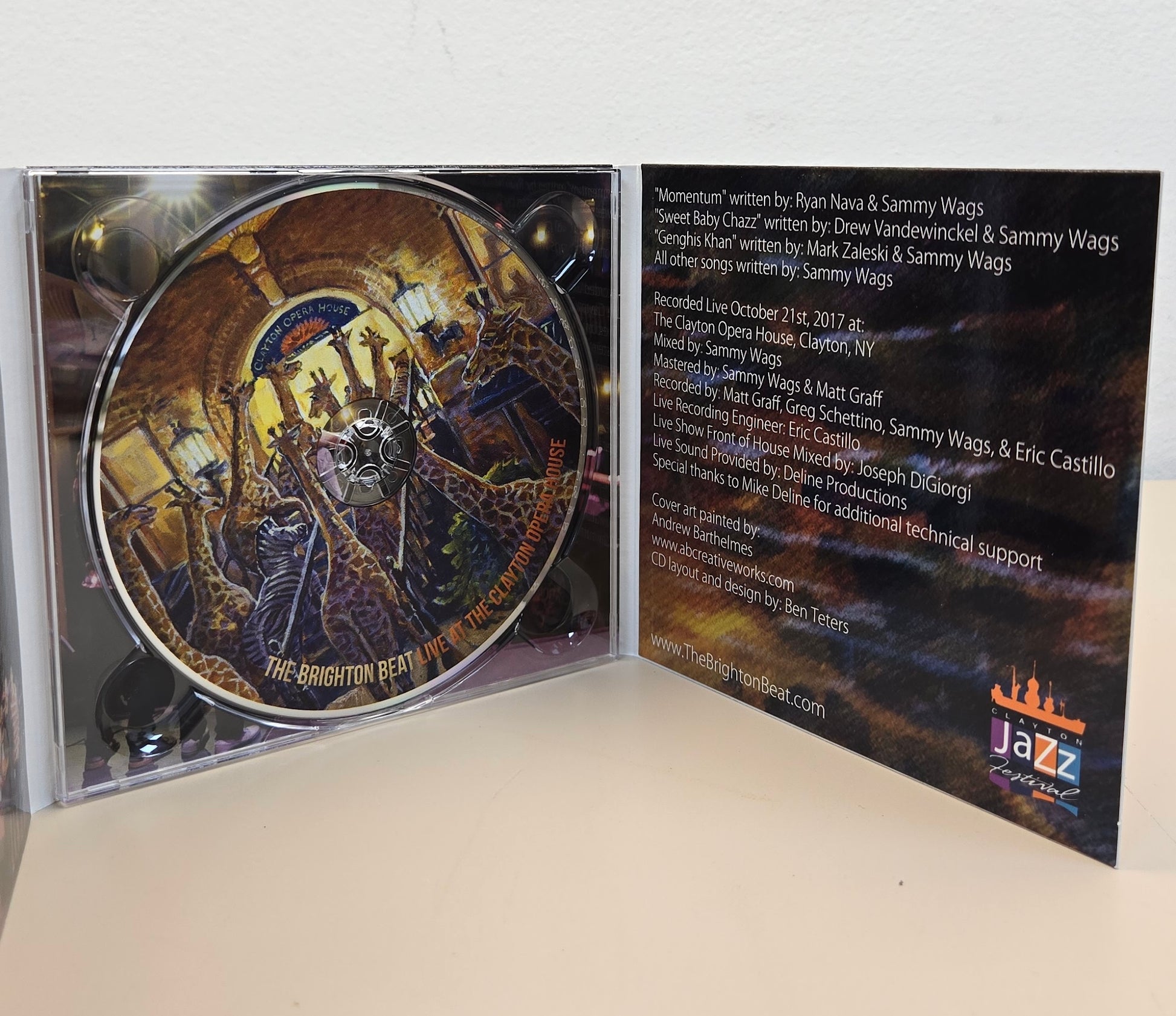 "Live In Clayton" 2018 CD