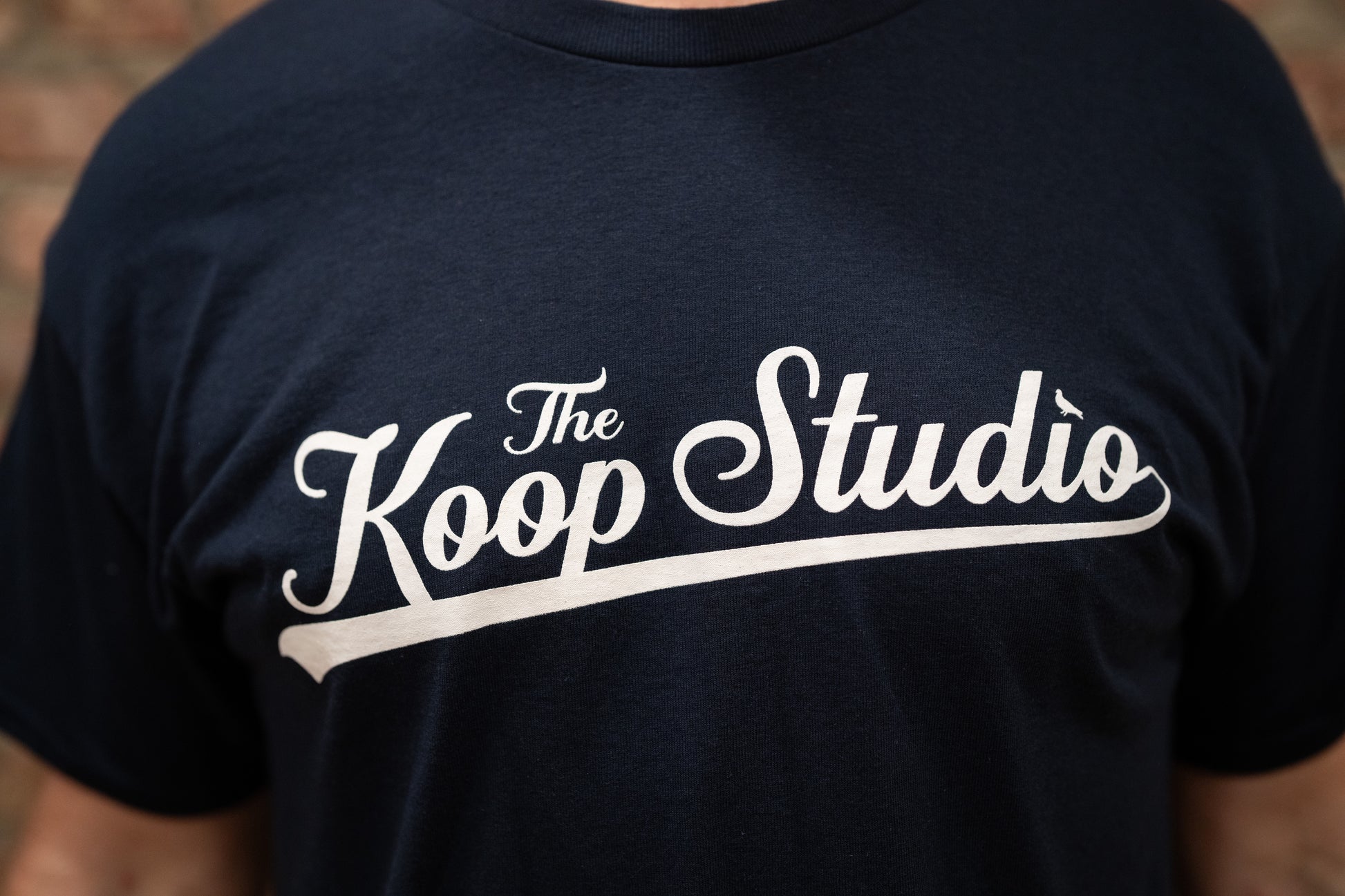 The Koop Studio Logo T-Shirt - Navy Blue
