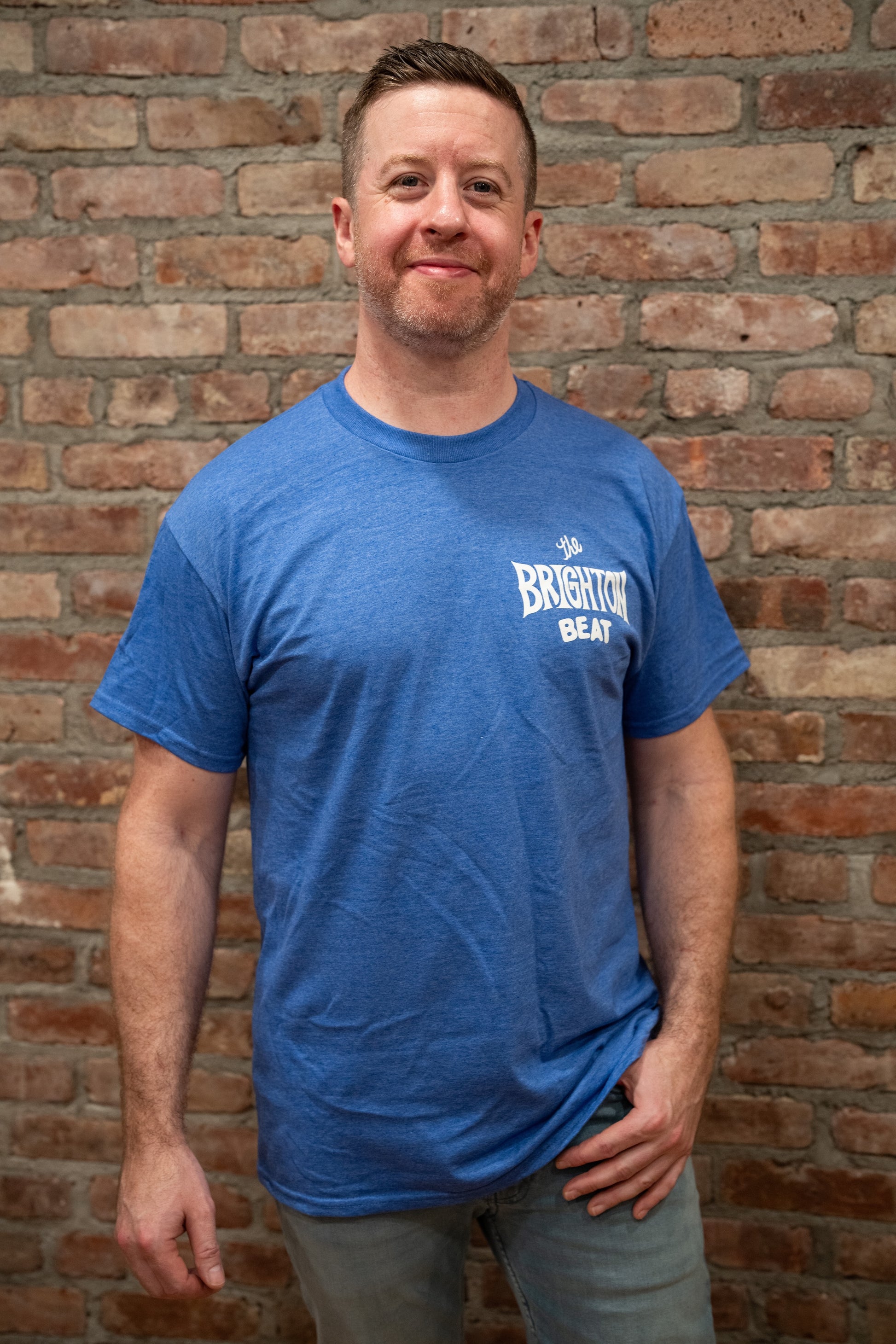 Beat Logo T-Shirt - Heather Blue