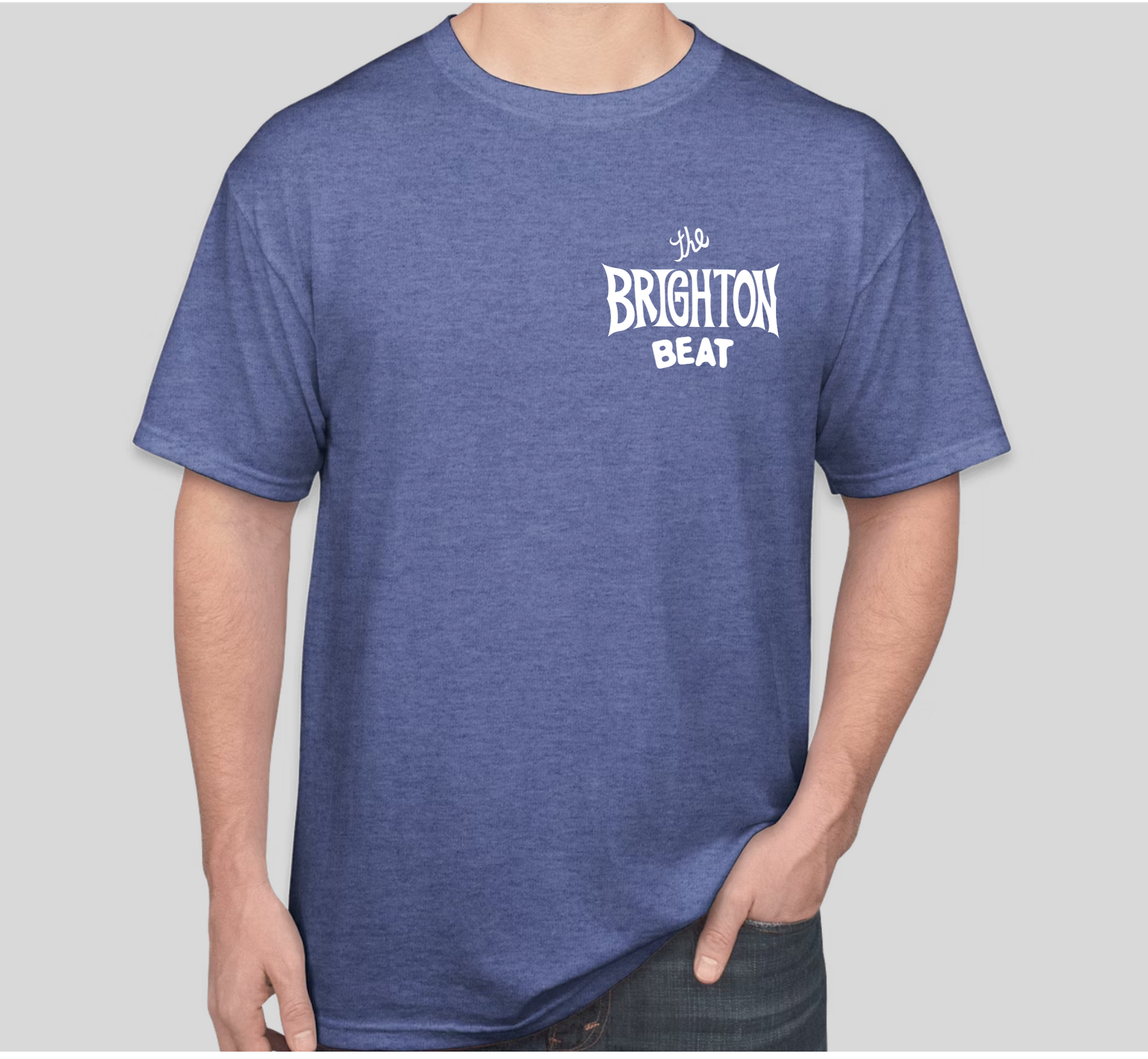 Beat Logo T-Shirt - Heather Blue